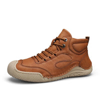 Tundra Trek Leather Hiking Boot in Sienna Brown