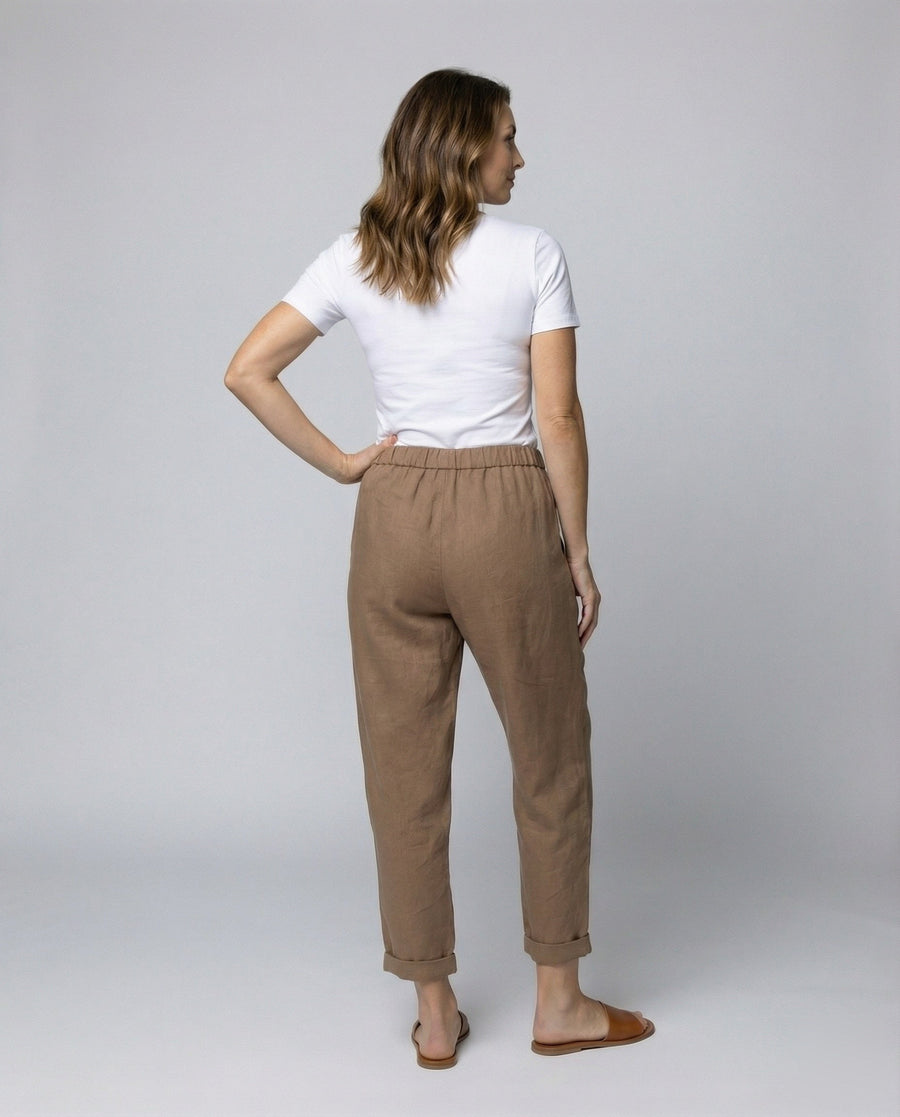 Ulrika Breathable Linen Blend Trousers