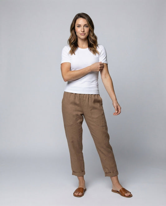 Ulrika Breathable Linen Blend Trousers