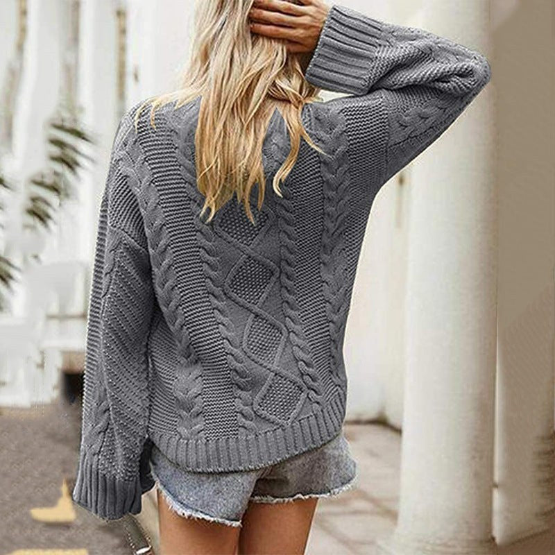 Ulrika Knit Sweater in Grey