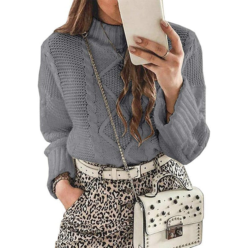 Ulrika Knit Sweater in Grey