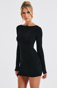 Janice Mini Dress – Black