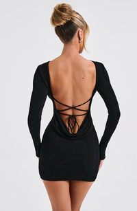 Janice Mini Dress – Black