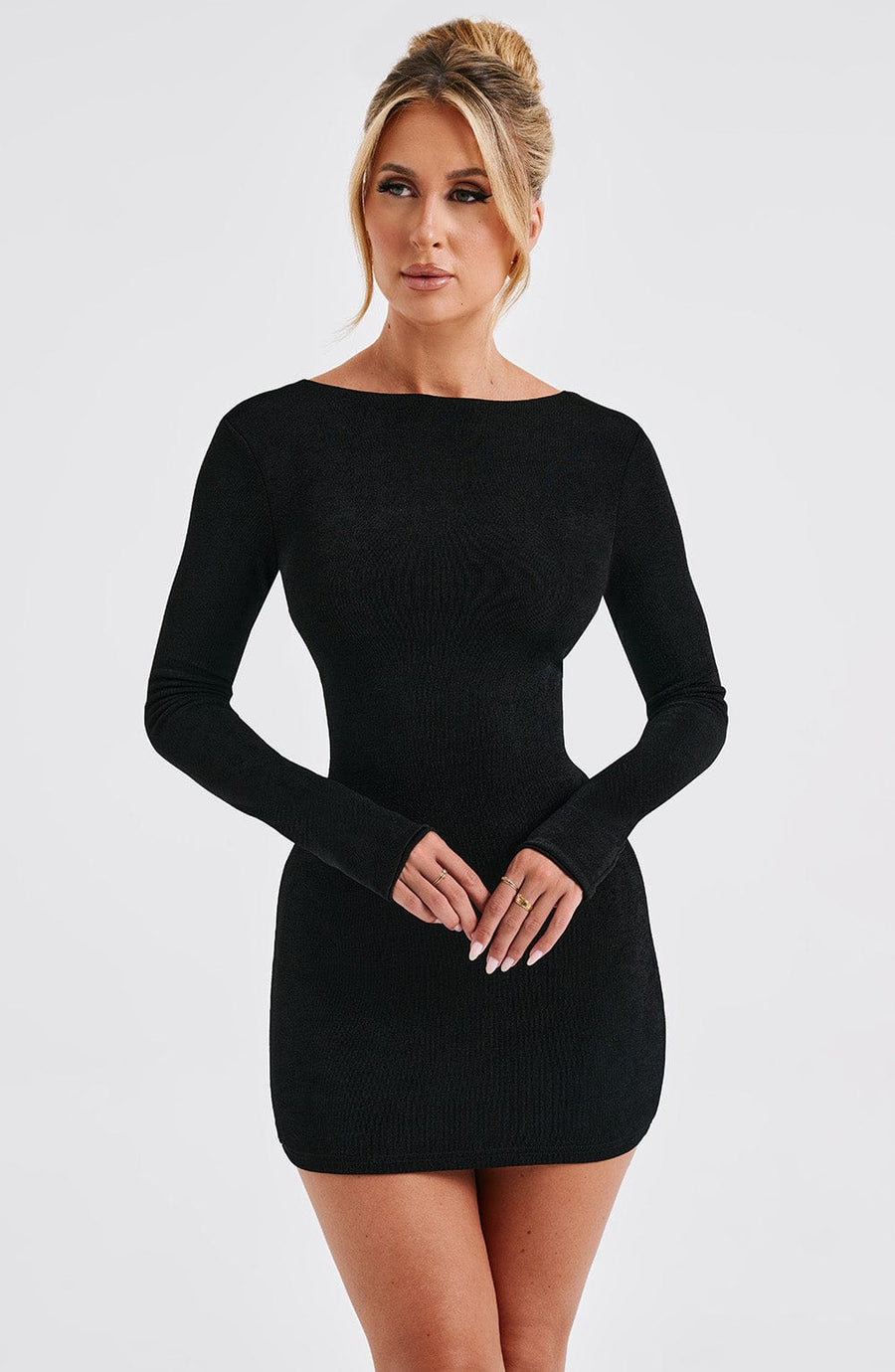 Janice Mini Dress – Black