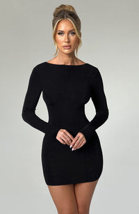 Janice Mini Dress – Black