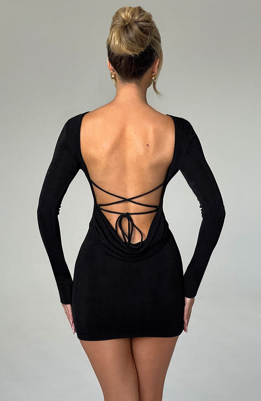 Janice Mini Dress – Black