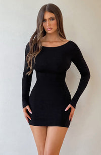 Janice Mini Dress – Black
