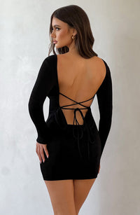 Janice Mini Dress – Black