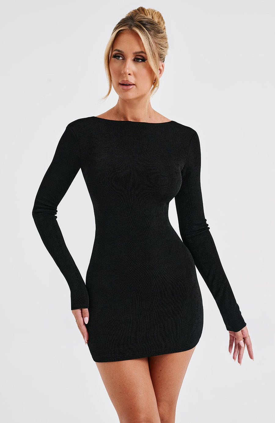 Janice Mini Dress – Black
