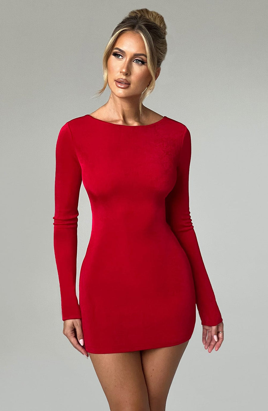 Janice Mini Dress – Red