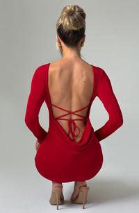 Janice Mini Dress – Red