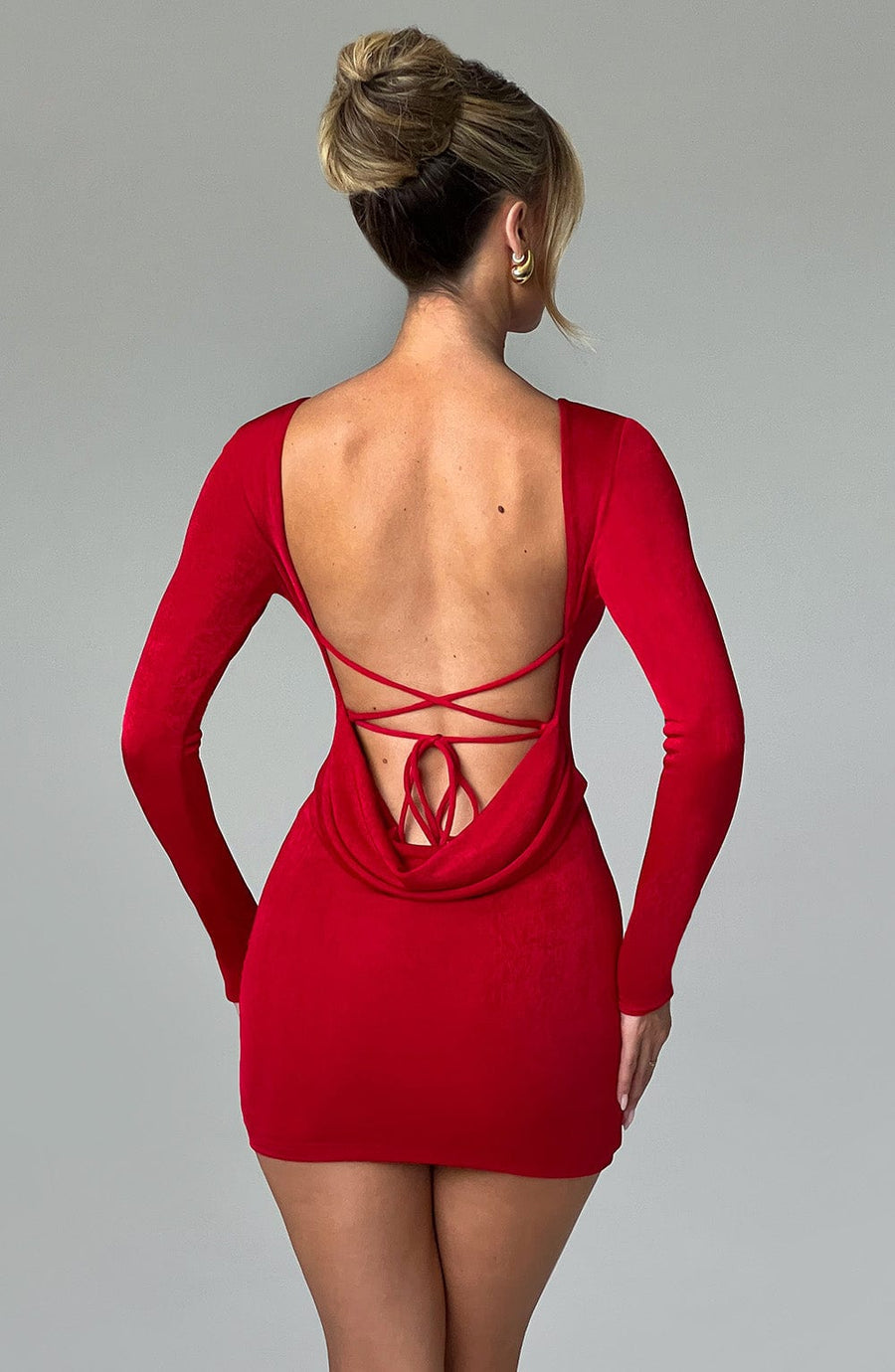 Janice Mini Dress – Red