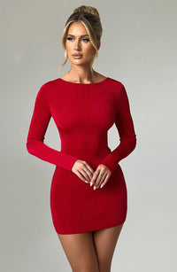 Janice Mini Dress – Red