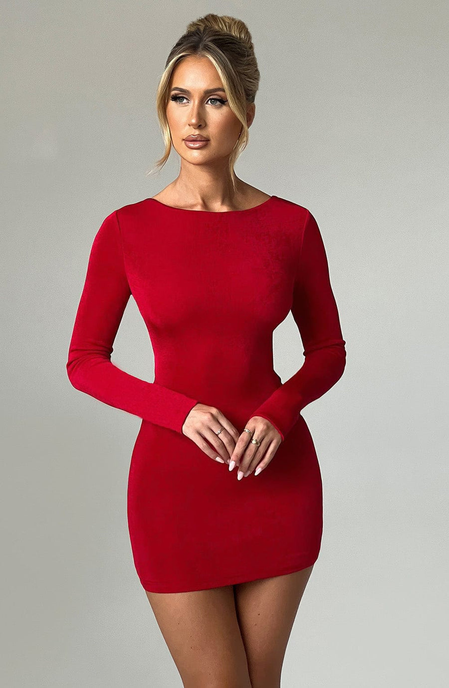 Janice Mini Dress – Red