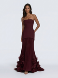 JOELLE | FLORAL PLEATED MAXI DRESS