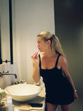 Daily Tank Dress Ribbed Black