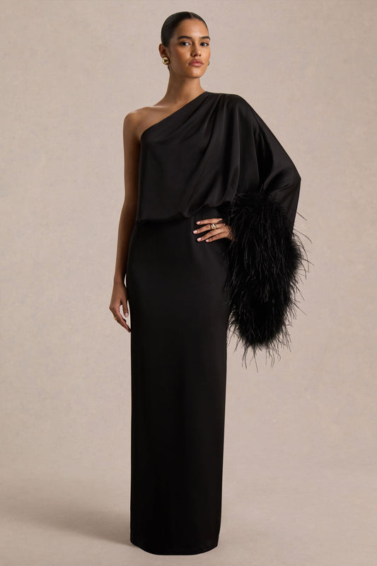 Felicity Satin Maxi Dress