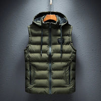 UrbanRush Hooded Vest in Army Green