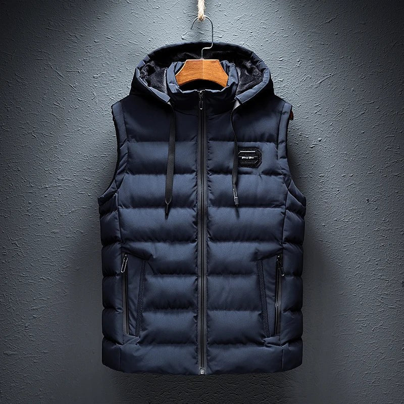 UrbanRush Hooded Vest in Royal Blue