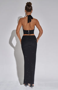 Laurel Maxi Skirt in Black