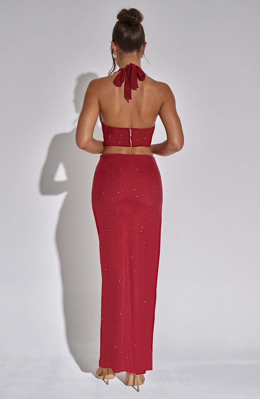 Laurel Maxi Skirt - Red