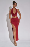 Laurel Maxi Skirt - Red