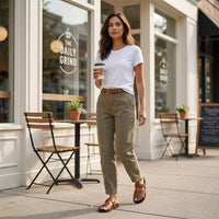 Valdine Women's High Waist Tapered Utility Pants