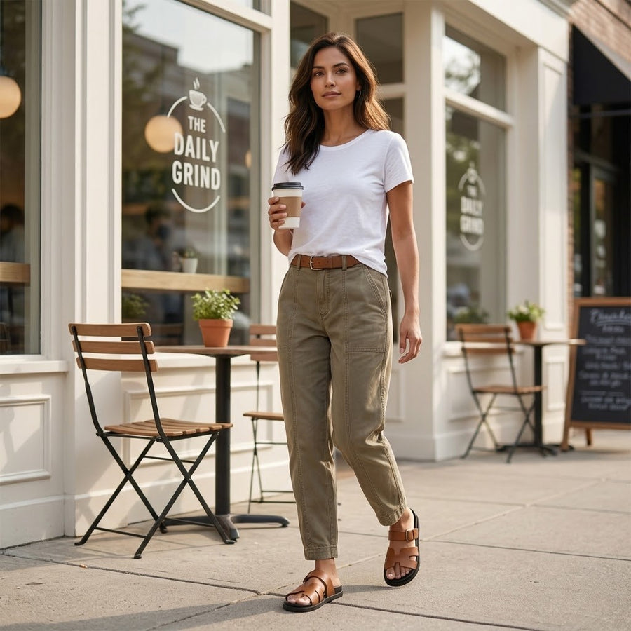 Valdine Women's High Waist Tapered Utility Pants