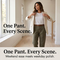 Valdine Women's High Waist Tapered Utility Pants