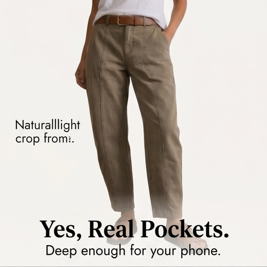 Valdine Women's High Waist Tapered Utility Pants