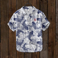 Valentijn Vintage Shirt in Blue