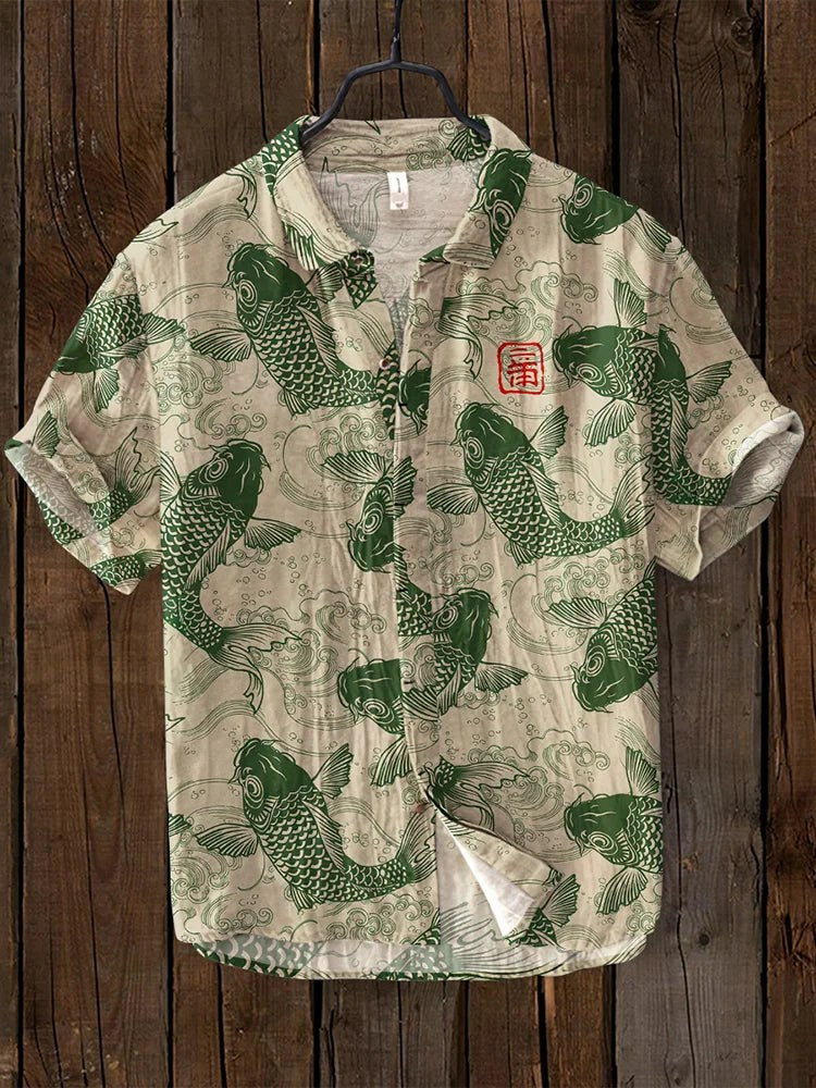 Valentijn Vintage Shirt in Green