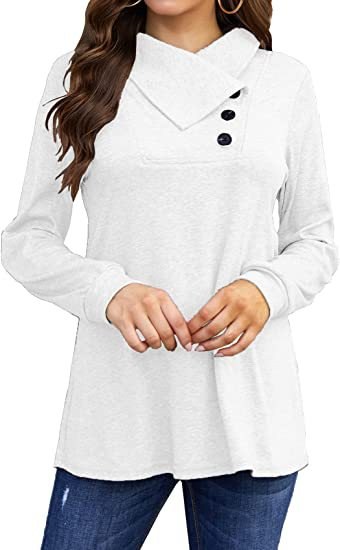 Valentina Casual Top in White
