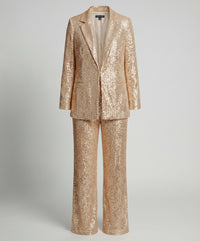 Valentina Elegant Blazer in Apricot