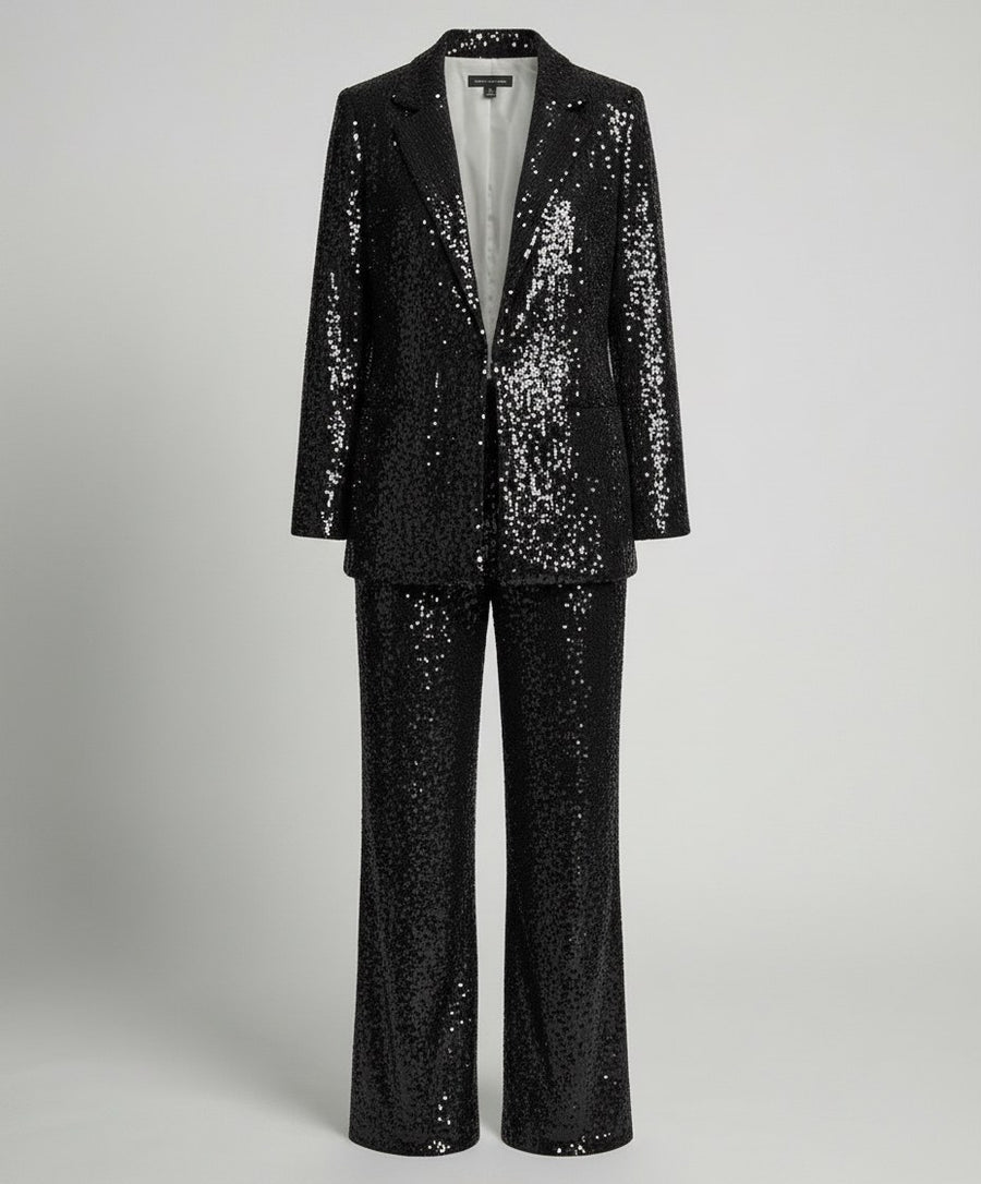 Valentina Elegant Blazer in Black