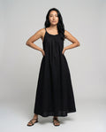 Valentina Linen Maxi Dress with Pockets