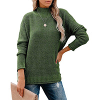 Valeria Casual Knit Sweater in Grey