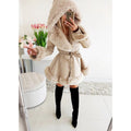 Valeria Elegant Parka with Pockets