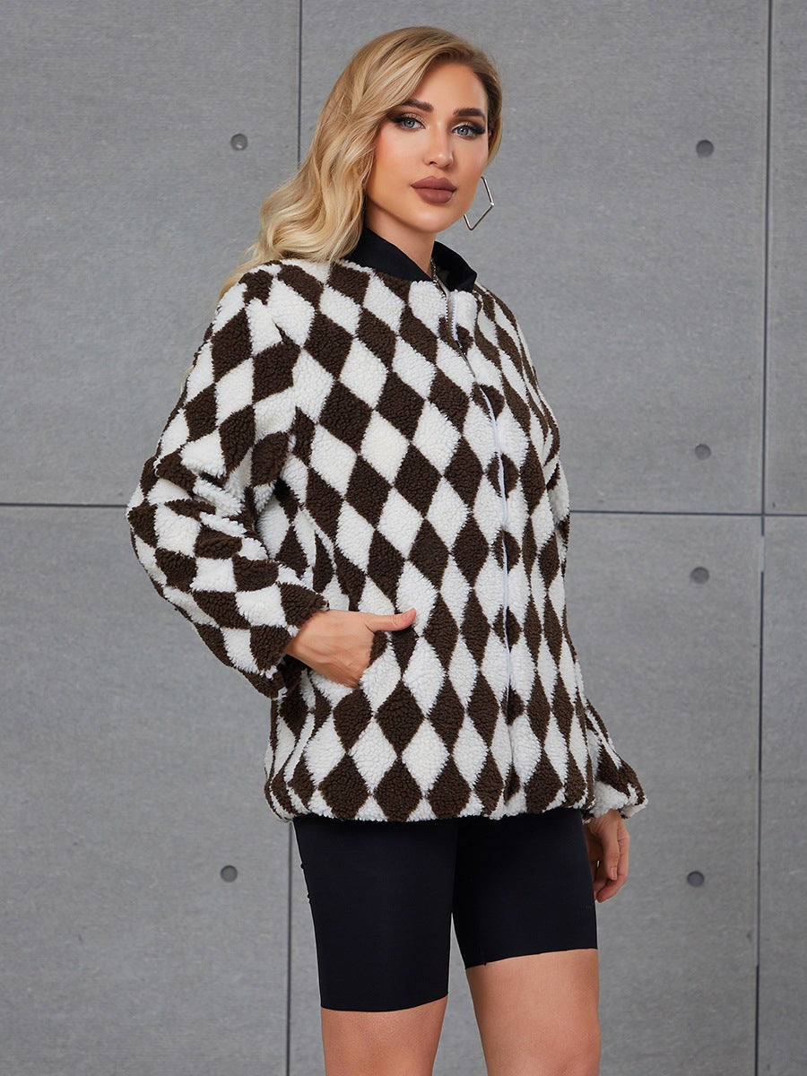 Valeria Quilted Jacket with Pockets in Bildfarbe