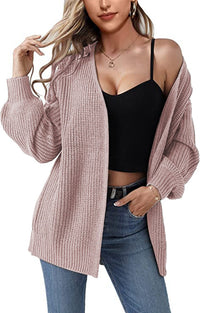 Vanessa Casual Knit Cardigan in Pink