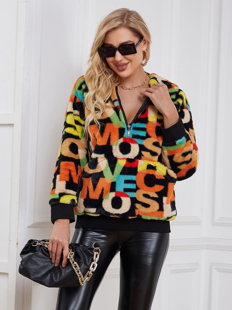 Vanessa Jacket in Buchstabenfarbe