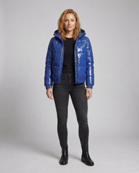 Vanessa Quilted Jacket in Blue