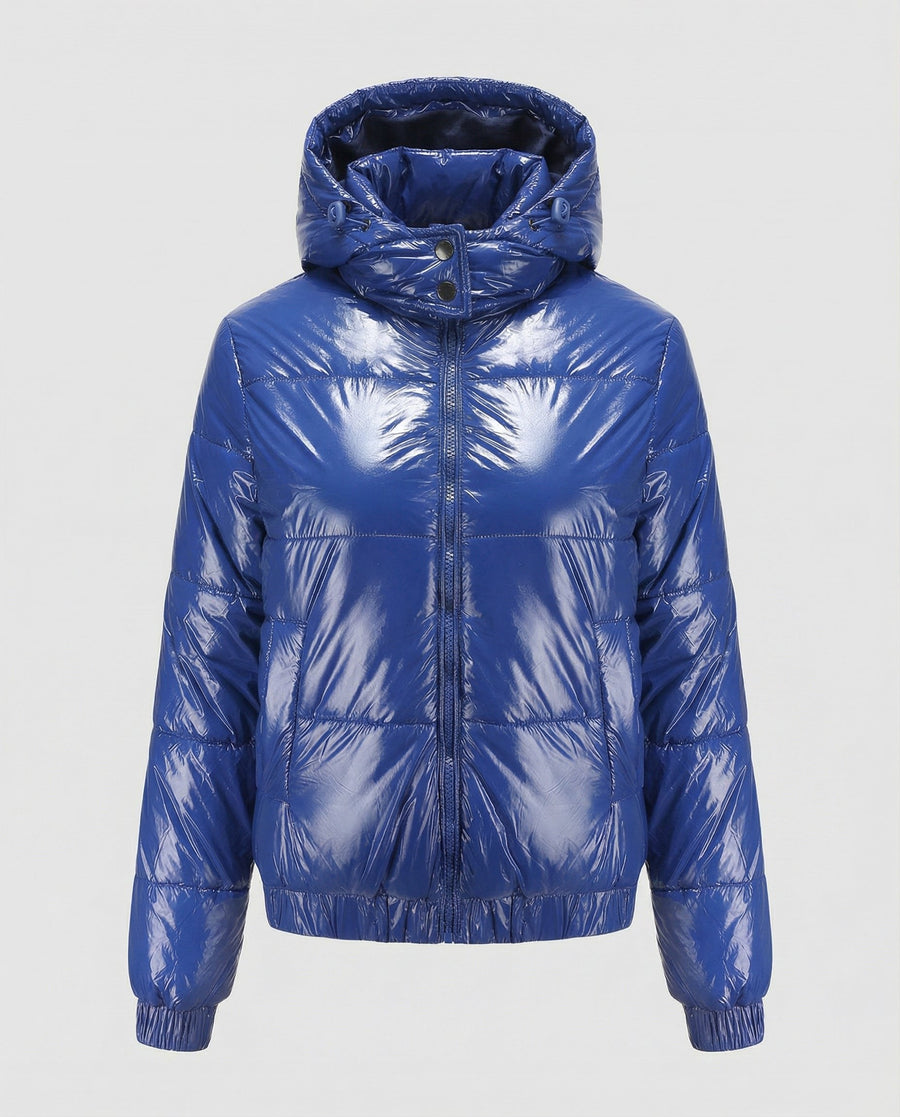 Vanessa Quilted Jacket in Blue