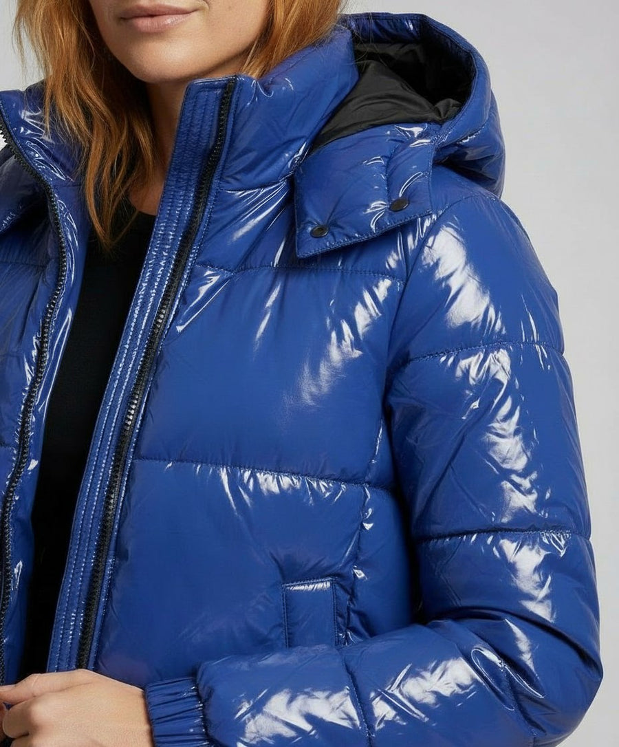Vanessa Quilted Jacket in Blue