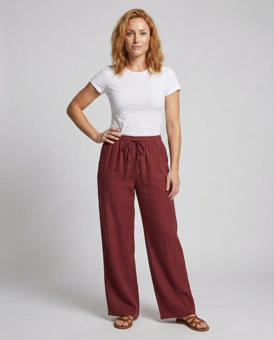Vanessa Relaxed Linen Trousers