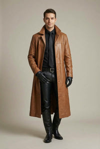 Men's Long Overcoat Relaxed Fit