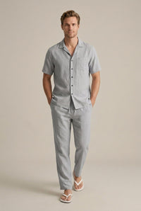 Men's Linen Two-Piece Set Relaxed Fit