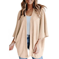 Veda Casual Knit Cardigan in Apricot