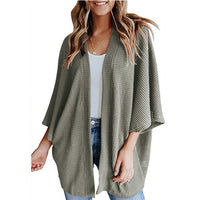 Veda Casual Knit Cardigan in Green
