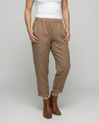 Veda Casual Linen Blend Trousers